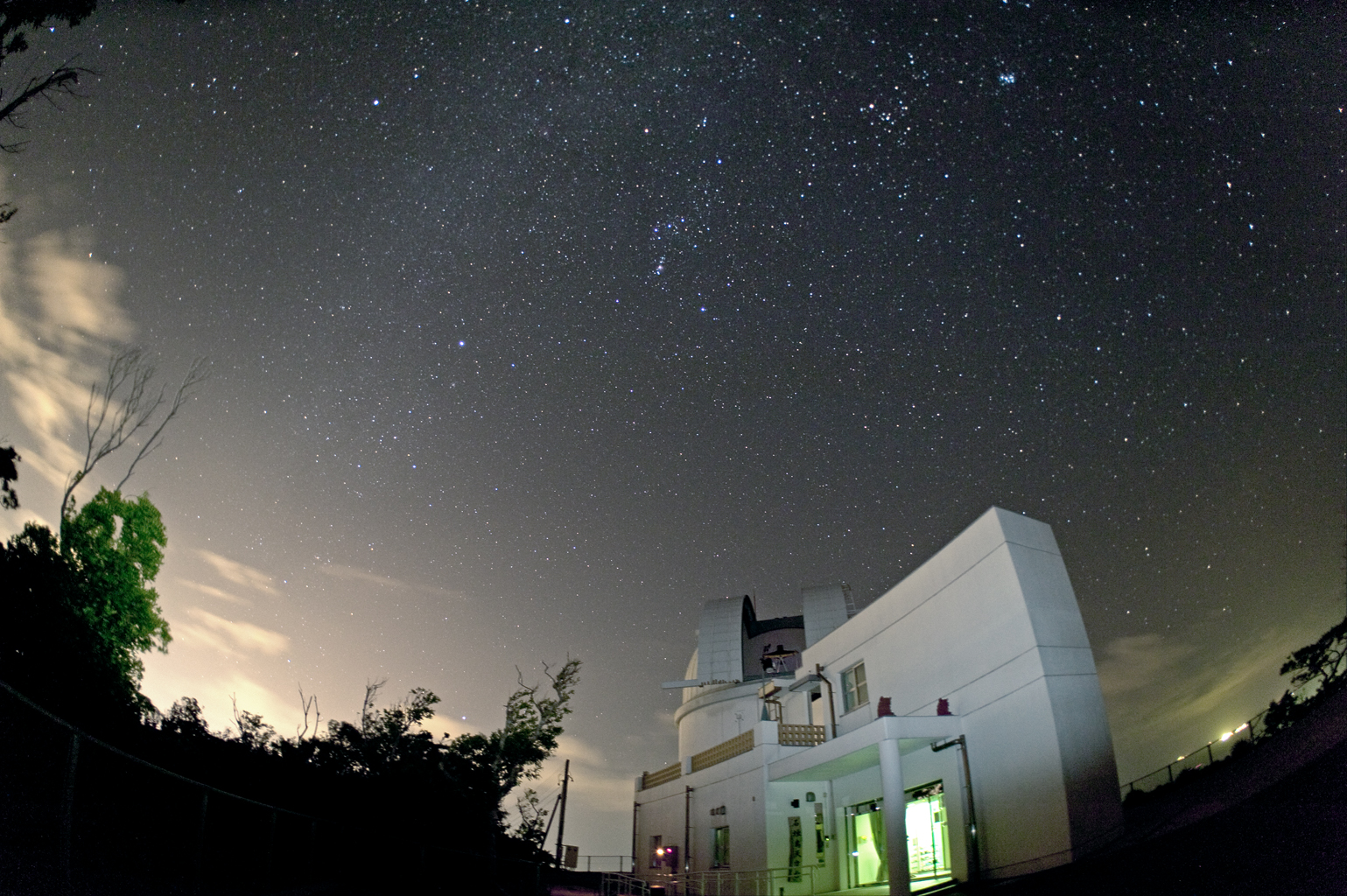 石垣島天文台と『冬の大三角～淡い天の川』 その１