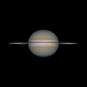 土星の画像。